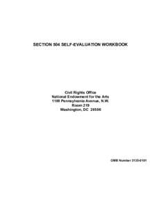 SECTION 504 SELF-EVALUATION WORKBOOK