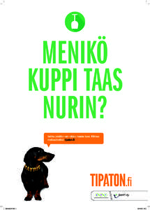 Menikö kuppi taas nurin? Vaikka joisitkin vain vähän, haasta itsesi. Klikkaa motivaattoriksi: tipaton.fi