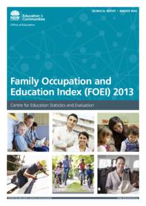 TECHNICAL REPORT / AUGUST[removed]Family Occupation and Education Index (FOEI[removed]Centre for Education Statistics and Evaluation