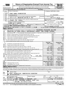 Form  990 Return of Organization Exempt From Income Tax