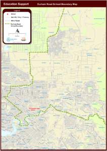 Education Support  Durham Road School Boundary Map Y WA R A IL