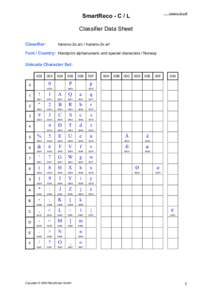 hansno-2x.pdf  SmartReco - C / L Classifier Data Sheet Classifier: