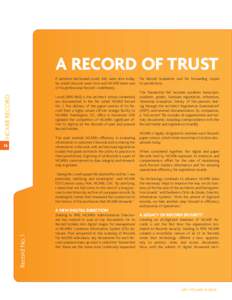 a RecoRd of tRust NCARB RECORD If architect McDonald Lovell, AIA, were alive today, he would discover anew how well NCARB takes care of his professional Record—indefinitely.