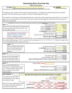 Labour relations / Labor history / Labor rights / Working time / Organizational behavior / Fair Labor Standards Act / Overtime / Salary / Telephone numbers in the United Kingdom / Human resource management / Employment compensation / Management