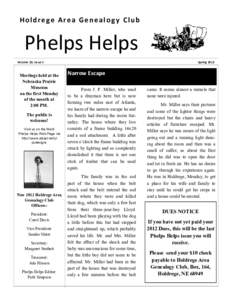 Volume 20, Issue 1  Phelps Helps Page