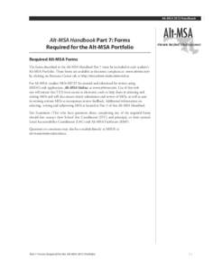 Alt-MSA Full Physical (Medical Fragile) Excusals for handbook[removed]DRAFT