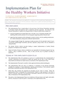 Occupational safety and health / Workplace health promotion / Lifestyle management programme / Chronic / BC Healthy Living Alliance / WorkCover Authority of New South Wales / Health / Health promotion / Sick leave