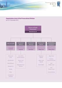 Organisation chart of the Prosecutions Division (as at 31 December[removed]Director of Public Prosecutions Kevin Zervos, SC