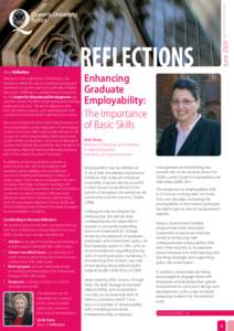 Centre for Educational Development  June 2009 About Reflections Welcome to the eighth issue of Reflections, the newsletter which focuses on teaching, learning and