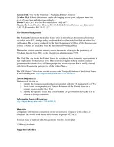 Politics of the United States / Government / Foreign Relations Series / Foreign policy of the United States / William Seward / John Adams / John Quincy Adams / Foreign policy / Secretary of State / Ambassadors of the United States / Adams family / Conservatism in the United States