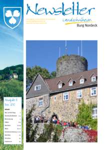 Newsletter Herausgeber: Landschulheim Burg Nordeck [removed]