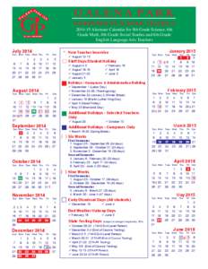 Green - GPISD[removed]Calendar[removed]indd