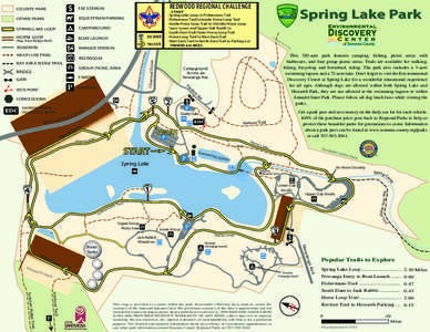 Spring Lake Park Map - Redwood Regional Challenge