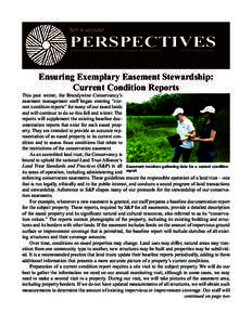 PERSPECTIVES STEWARDSHIP A Publication of the Brandywine Conservancy’s Environmental Management Center  Fall 2013, Volume 23, Number 1