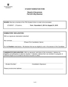 Microsoft Word - Board Student Nomination Form.doc