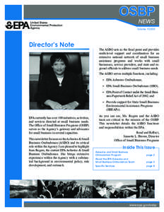 OSBP Newsletter September