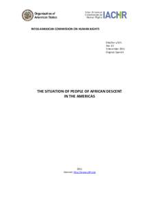 RELATORA SOBRE LOS DERECHOS DE LOS AFRODESCENDIENTES Y CONTRA LA DISCRIMINACIN RACIAL