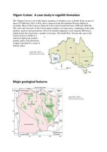 Sedimentology / Economic geology / Darling Range / Cratons / Saprolite / Yilgarn Craton / Regolith / Darling Scarp / Darling Fault / Geology / Physical geography / Geology of Western Australia