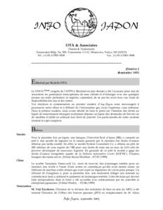 INFO  JAPON OTA & Associates  Patents & Trademarks