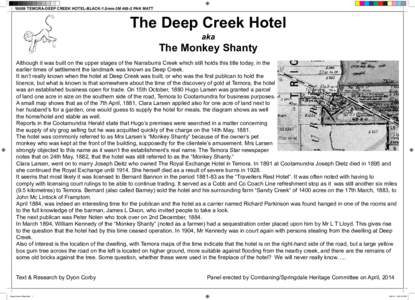 The Deep Creek Hotel aka Monkey Shanty