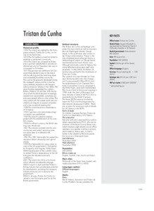 Tristan da Cunha / Nightingale Island / Outline of Tristan da Cunha / Inaccessible Island / Edinburgh of the Seven Seas / Gough Island / Saint Helena / Tristan / British Overseas Territories / Saint Helena /  Ascension and Tristan da Cunha / Atlantic Ocean