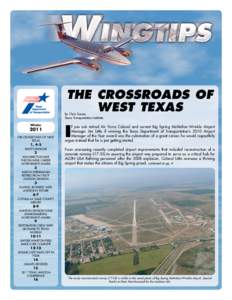 The Crossroads of West Texas By Chris Sasser, Texas Transportation Institute Winter