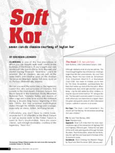 Soft Kor Seven can-do classics, courtesy of Layton Kor By Brendan Leonard