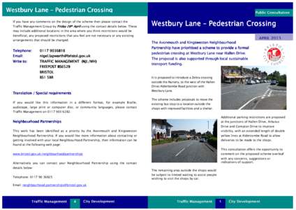 Consultation Leaflet Template