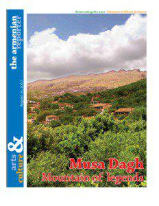 Literature / Asia / Genocide / Vakıflı /  Samandağ / Armenian Genocide / Franz Werfel / Musa / Anjar /  Lebanon / Jewish response to The Forty Days of Musa Dagh / Historical novels / The Forty Days of Musa Dagh / Musa Dagh