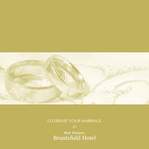 CELEBRATE YOUR MARRIAGE AT Best Western Bruntsfield Hotel