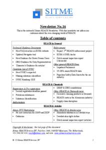 Safety / Plasticizers / Occupational safety and health / Endocrine disruptors / Environmental law / Substance of very high concern / Registration /  Evaluation /  Authorisation and Restriction of Chemicals / Phthalate / Material safety data sheet / Chemistry / Toxicology / Health