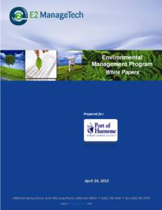 Environmental Management Program White Papers Prepared for: