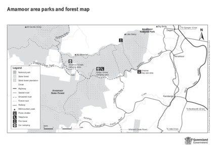 States and territories of Australia / Gympie / Protected areas of Queensland / Imbil /  Queensland / Amamoor Forest Reserve / Amamoor /  Queensland / Geography of Australia / Kandanga /  Queensland / Geography of Oceania