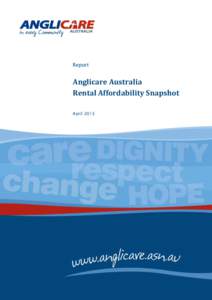 Property / Affordable housing / Anglicare / National Rental Affordability Scheme / Housing Affordability Index / Negative gearing / Australian Council of Social Service / Law and economics / Australia / Real estate / Housing / Community organizing