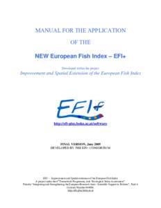 Improvement and Spatial extension of the European Fish Index (EFI+):