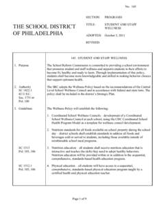 Plum Borough School District / Child Nutrition Act / School meal / Pennsylvania / Susquehanna Valley
