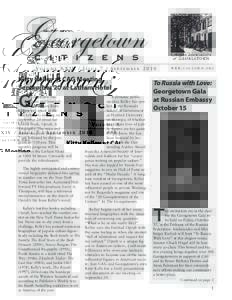 Georgetown C I T I Z E N S VOLUME XXIV / ISSUE 7 / SEPTEMBER[removed]Kitty Kelley at CAG Meeting