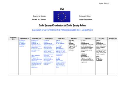 Update: [removed]Council of Europe European Union