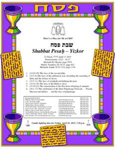 Judaism / Limmud / Torah reading / Prayer / Minyan / Yom HaShoah / Emor / Jewish services / Jewish culture / Shabbat