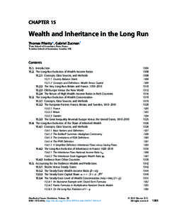 Wealth and Inheritance in the Long Run