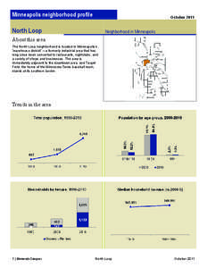 Minneapolis neighborhood profile  October 2011