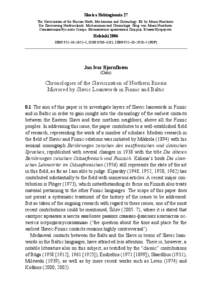 Slavica Helsingiensia 27 The Slavicization of the Russian North. Mechanisms and Chronology. Ed. by Juhani Nuorluoto. Die Slavisierung Nordrusslands. Mechanismen und Chronologie. Hrsg. von Juhani Nuorluoto.