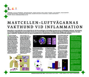 3.  f o r s k a r e : c e c i l i a a n d e r s s o n , m a r i a m b ag h e r , k a r i n ja n s n e r , b r i t t - m a r i e n i l s s o n , l e i f b j e r m e r , j o na s e r j e fä l t k l i n i k / i n s t i t u