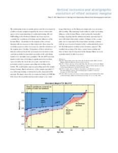 Vertical tectonics and stratigraphic evolution of rifted volcanic margins Peter D. Clift, Department of Geology and Geophysics, Woods Hole Oceanographic Institution The relationship between mantle plumes and the developm