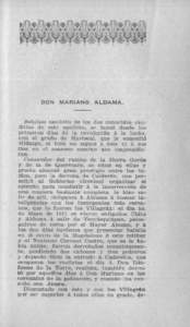 DON MARIANO ALDAMA.  Sobrino tambin de los dos conocidos caudubs de este apellido, se 1au6 desde los