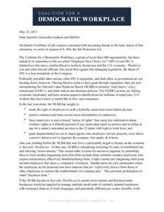 CDW Letter on Job Protection Act[removed]Senate