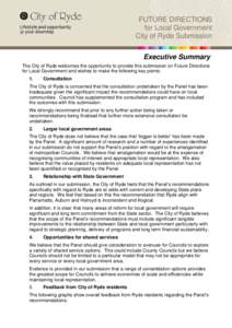 Microsoft Word - Submission City of Ryde - Future Directions for Local Government - 28 June 2013.DOC