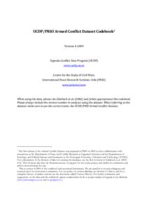 Peace / Ethics / Dispute resolution / Civil war / War / Conflict / Arab–Israeli conflict / Violence / Peace and conflict studies / Uppsala Conflict Data Program / Uppsala University