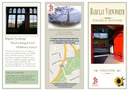 BARCLAY VIEWFORTH CHURCH CENTRE