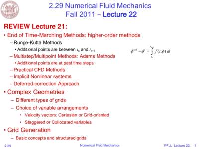 Grid generation and intro to FV complex geometries